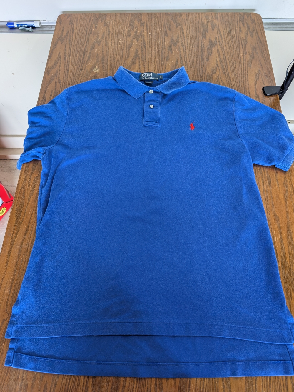 Ralph Lauren Polo Shirt in Royal Blue with Red Pony